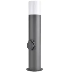 slupek-ogrodowy-1xe27-grafit-44cm-gniazdo-220-240v