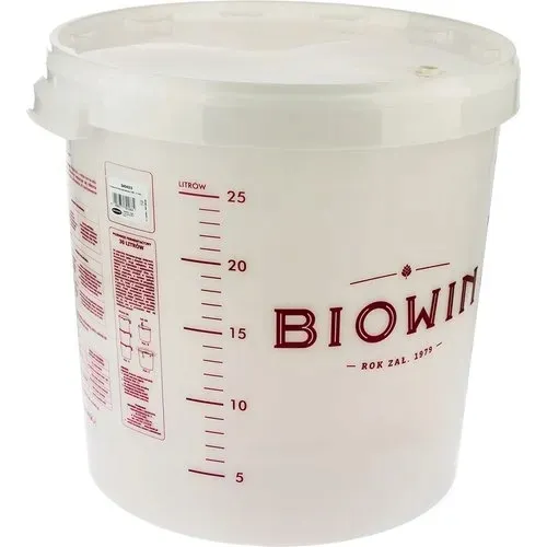 Pojemnik fermentacyjny z pokrywką 30L WIADRO RURKA
