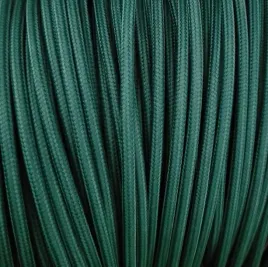 przewod-w-oplocie-kabel-2x075-ciemna-zielen-1m