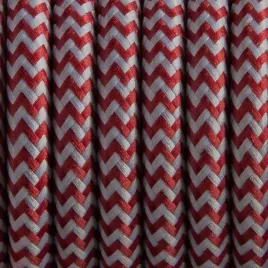 przewod-w-oplocie-kabel-2x075-czerwono-bialy-1m