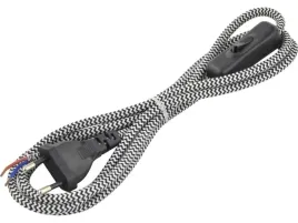 przewod-w-oplocie-25m-z-wlacznikiem-czarno-bialy