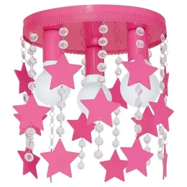 dziecieca-lampa-sufitowa-gwiazdki-ciemny-roz