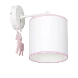 dziecieca-lampa-kinkiet-kucyk-bialy-rozowy