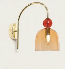 kinkiet-szklany-bursztynowy-baudelaire-e14-zloty