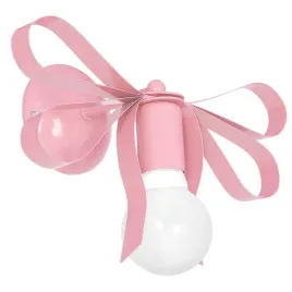 kinkiet-dzieciecy-rozowy-wstazka-emma-pink-metal