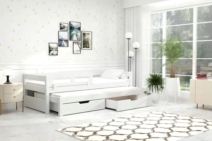 Łóżko podwójne FRANEK 200x90 + materace GRATIS