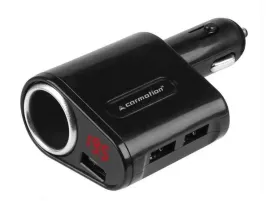 ladowarka-3x-usb-5a-max-z-woltomierzem-8-30v-i-gniazdem-euro-max-120w