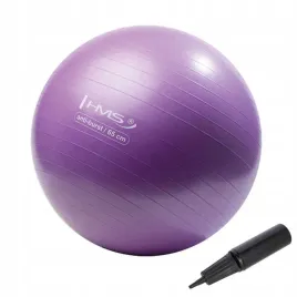 pilka-gimnastyczna-65cm-anti-burst-fioletowa-pompka-do-cwiczen-fit-hms