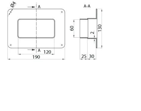 kolnierz-scienny-wpustowy-122x60-mm-stan-nowy