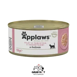 karma-mokra-dla-kota-mix-tunczyk-krewetka-w-bulionie-puszka-156g-applaws
