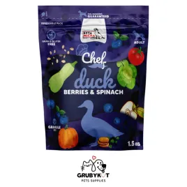 karma-sucha-dla-psa-syta-micha-chef-premium-kaczka-jagody-szpinak-1-5kg