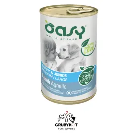 mokra-karma-dla-psa-oasy-one-protein-puppyandjunior-jagniecina-puszka-400g