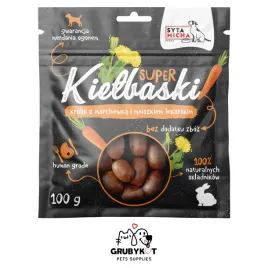 przysmak-dla-psa-syta-micha-super-kielbaski-z-krolikiem-100g
