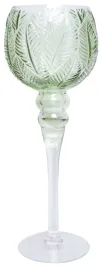 kielich-mozaika-liscie-zielony-13x40cm