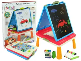 tablica-3w1-magnetyczno-kredowa-stolik-do-gier-niebieska