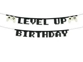 baner-girlanda-level-up-birthday-25m-game-gracz-gra-komputerowa-urodziny