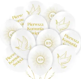 balony-komunijne-biale-ihs-pierwsza-komunia-swieta-12-sztuk-balon-golabek