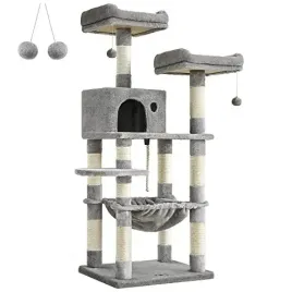 drapak-dla-kota-stabilna-wieza-dla-kota-2-pluszowe-grzedy-143-cm-jasnos