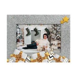 ramka-na-zdjecie-10x15-christmas-boze-narodzenie-srebrny-brokat