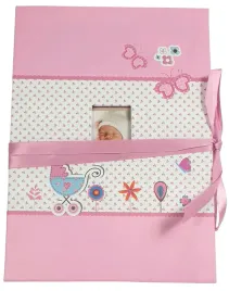 album-jamnik-harmonijka-10-zdjec-baby-rozowy