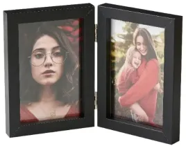 ramka-na-dwa-zdjecia-15x21-czarna-na-zawiasach-prezent