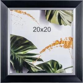 ramka-na-zdjecie-20x20-czarna-gloria-kwadratowa