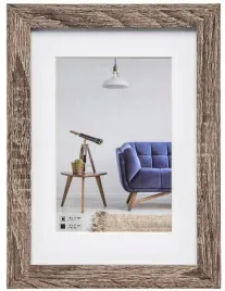 ramka-na-zdjecie-15x21-szary-braz-vintage-z-passepartout-10x15