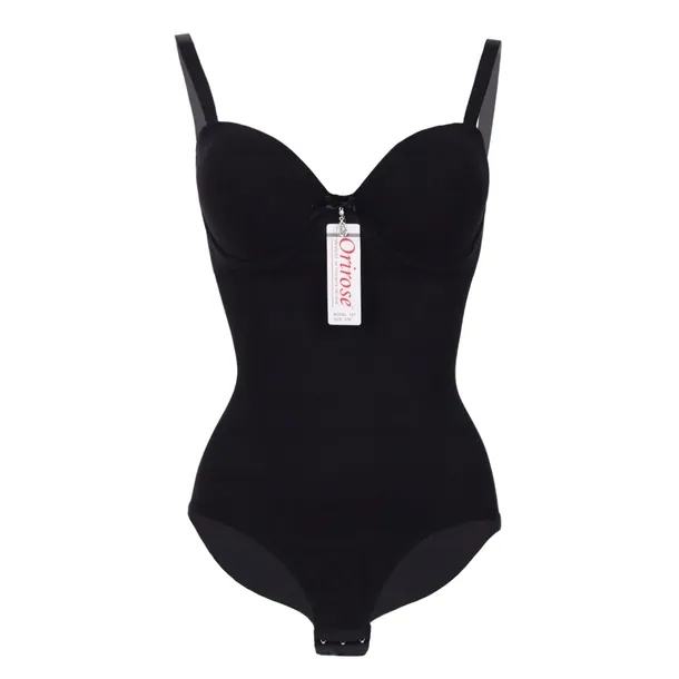 Orirose bezszwowe BODY mocno WYSZCZUPLAJĄCE MODELUJĄCE brzuch talię PUSH-UP