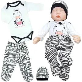 komplet-niemowlecy-body-polspiochy-czapeczka-68-zebra
