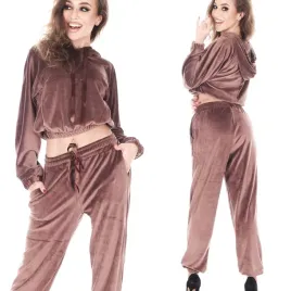 orirose-komfortowy-komplet-dresowy-damski-welurowy-spodnie-bluza-l-40-42