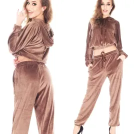 orirose-komfortowy-komplet-dresowy-damski-welurowy-spodnie-bluza-l-40-42