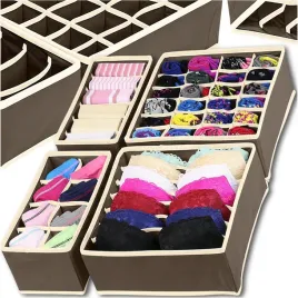 organizer-do-szuflady-szafy-komplet-4szt-brazowy