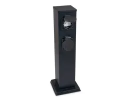 slupek-ogrodowy-230v-40cm-4-gniazda-czarny