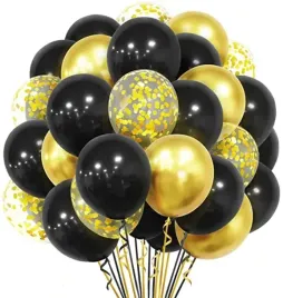 zestaw-25-balonow-czarne-zlote-z-konfetti-mix-balon-urodziny-karnawal-party