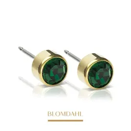 blomdahl-kolczyki-hipoalergiczne-bezel-emerald-4-mm