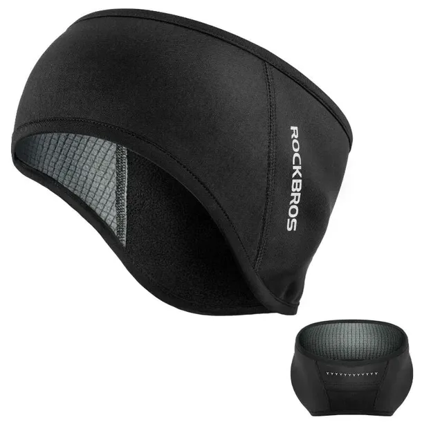 Opaska na uszy softshell otwór na spięte w kucyk włosy ROCKBROS YPP063