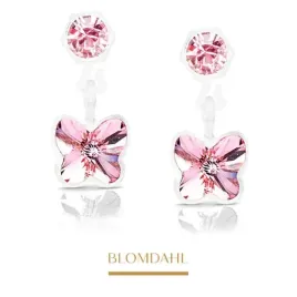 blomdahl-kolczyki-hipoalergiczne-wiszace-butterfly-light-rose-4-5-mm