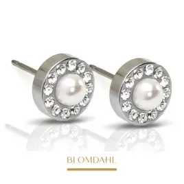 blomdahl-kolczyki-hipoalergiczne-brilliance-halo-pearl-white-8-mm