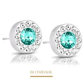 blomdahl-kolczyki-hipoalergiczne-brilliance-halo-crystal-turquoise-8-mm