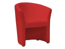 tani-fotel-tm-1-czerwony-ekoskora-salon-biuro