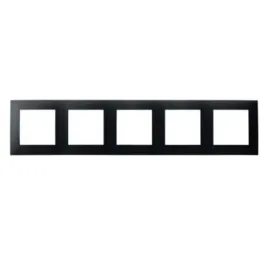 szafir-ramka-pieciokrotna-uniwersalna-5-krotna-czarny-metalik-r-5z-33-ospel