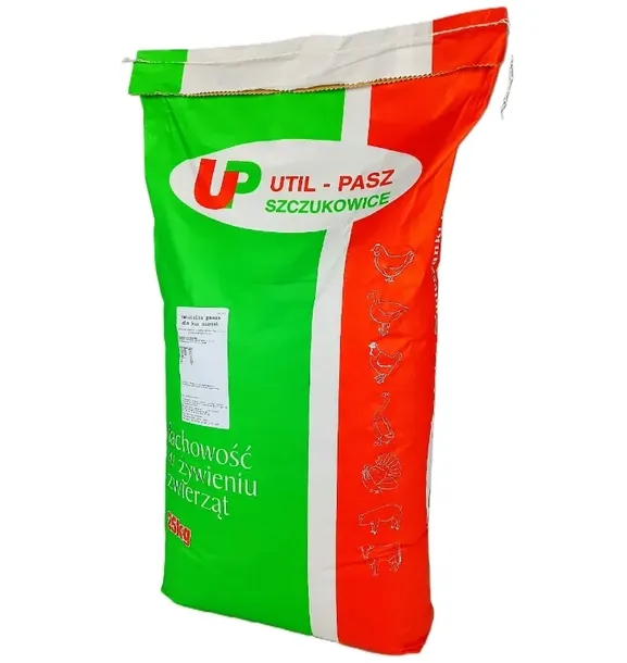 Karma dla kur niosek sypka Naturalna Bez GMO 25 kg Util-Pasz