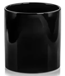 doniczka-oslonka-ceramiczna-walec-czarna-16-cm