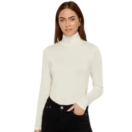 golf-damski-vero-moda-mava-lulu-kremowa-bluzka-dopasowana