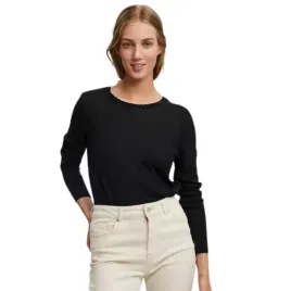 sweter-damski-vero-moda-linnea-o-neck-scallop-czarny-cienki