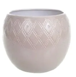 doniczka-ceramiczna-kula-14-cm-szara-klasyczna-z-modnym-wzorem-okragla