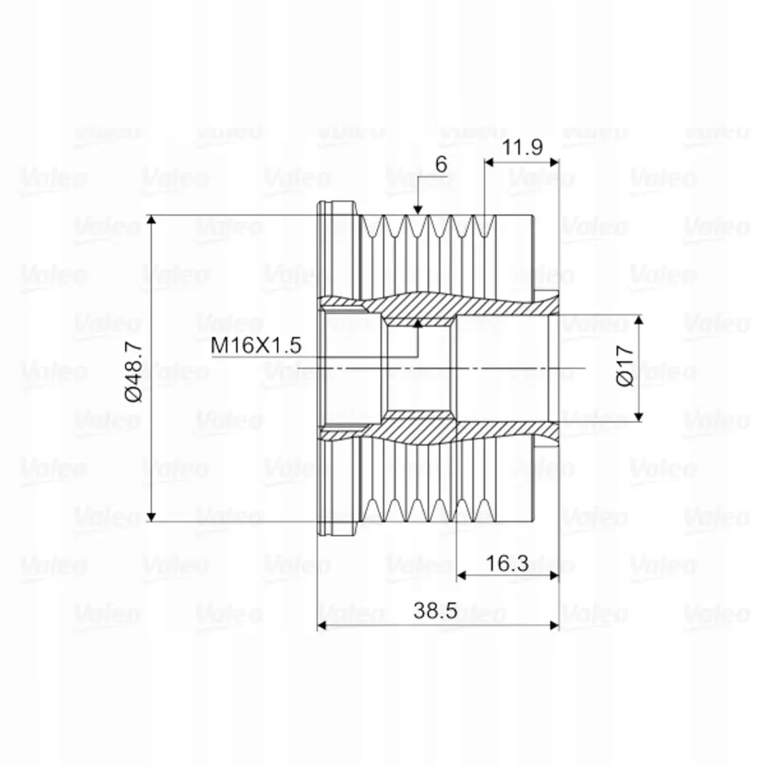 kolo-pasowe-alternatora-valeo-588029