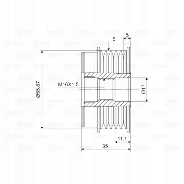 kolo-pasowe-alternatora-valeo-588008-typ-samochodu-samochody-dostawcze-samochody-osobowe