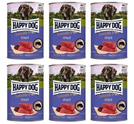 happy-dog-sensible-pure-italy-karma-mokra-dla-psa-100percent-bawola-6-x-400g