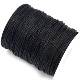 sznurek-jubilerski-bawelna-bawelniany-woskowany-czarny-1mm-10m